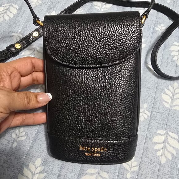 Kate Spade Veronica Leather north south phone crossbody - Picture 1 of 7